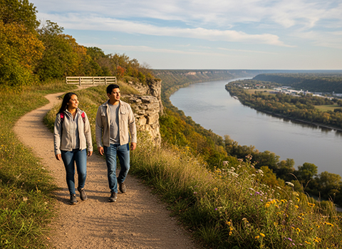 Mississippi Palisades State Park Overlook Trail